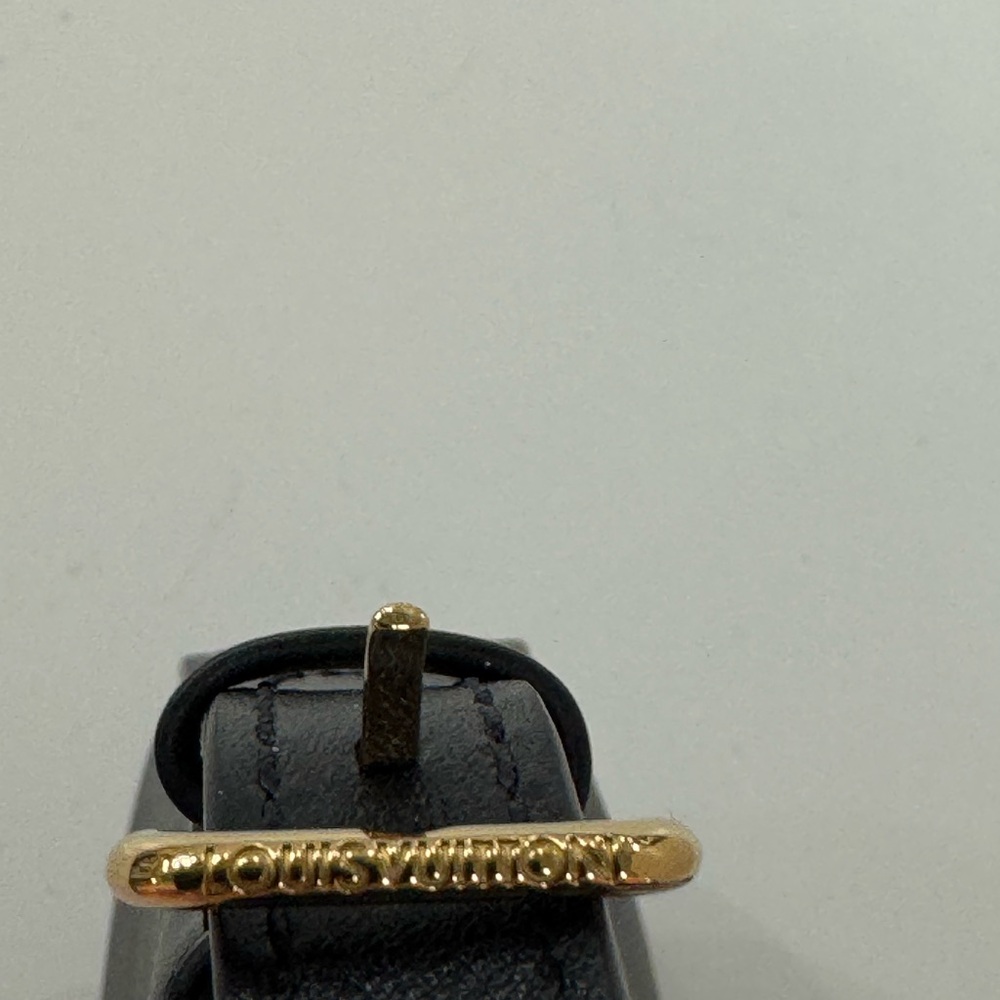 NEW Louis Vuitton Bloom Noir Leather Bag w Gold Hardware and Chain Detail -Black - Picture 6 of 12